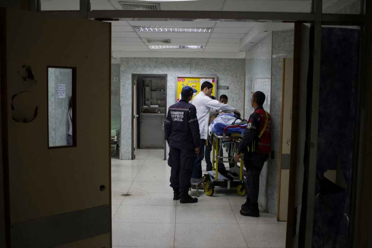 Hospital de Los Magallanes de Catia sin sangre y sin reactivos