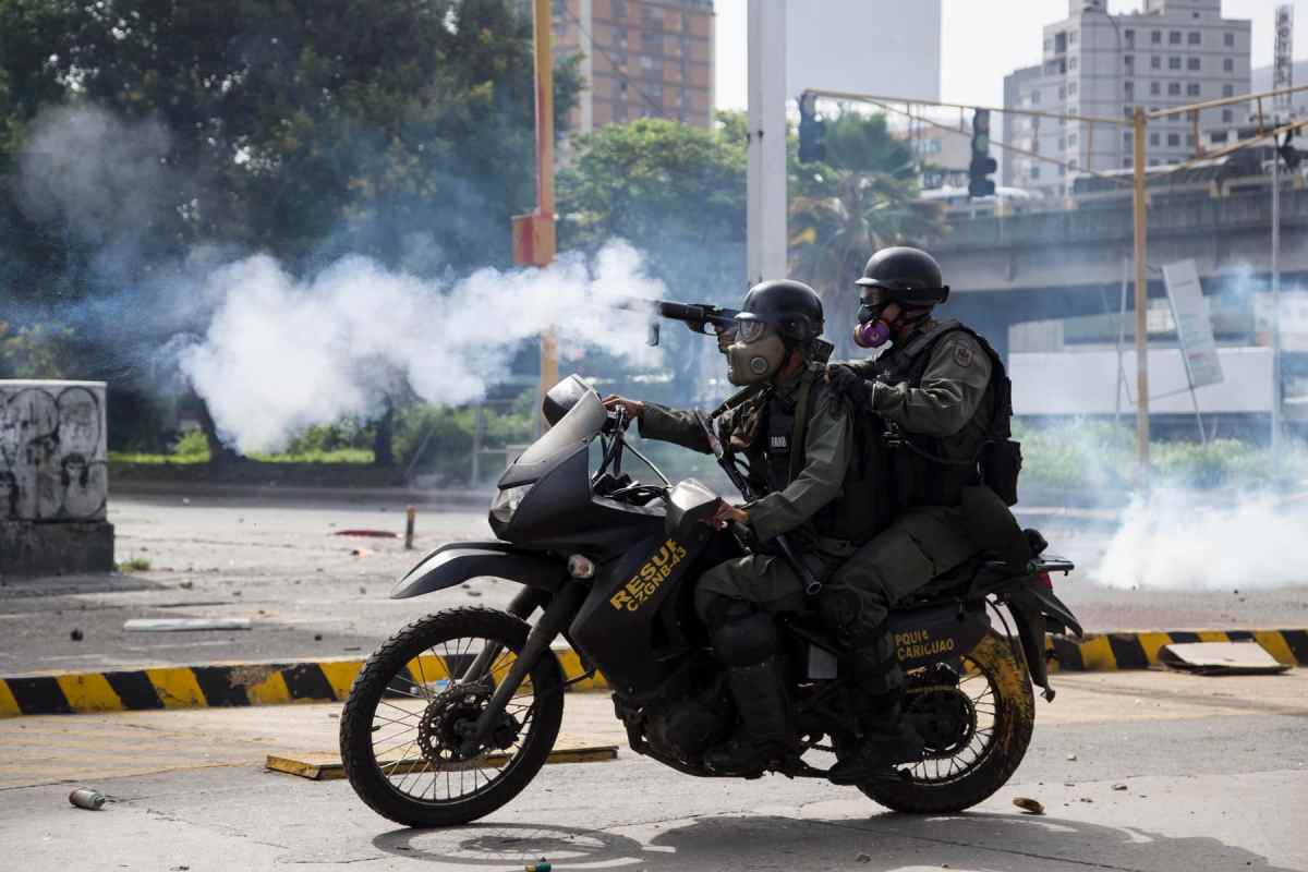 Marcha al CNE, Represion en Bello Monte
