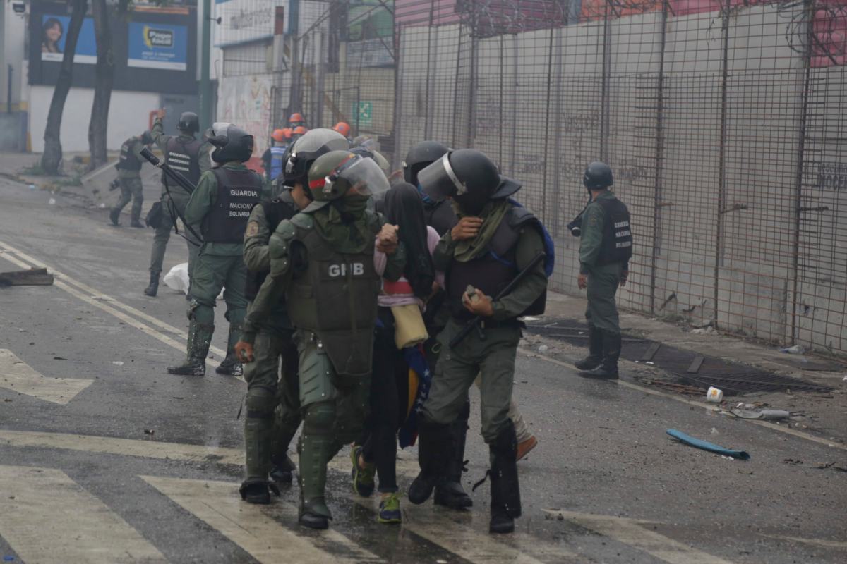 represión en protestas
