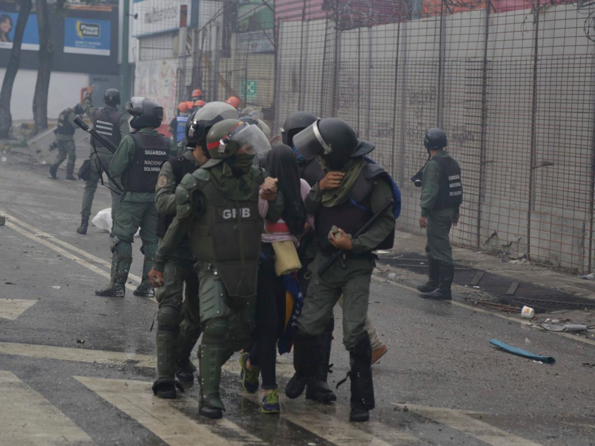 represión en protestas