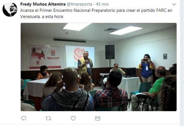 reunión farc venezuela
