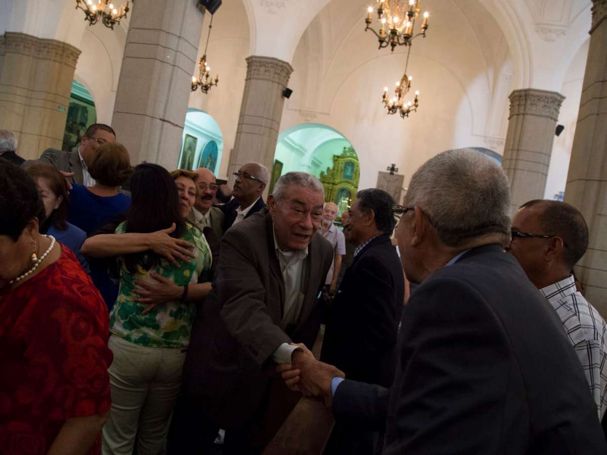 Misa día de los maestros, catedral de Caracas