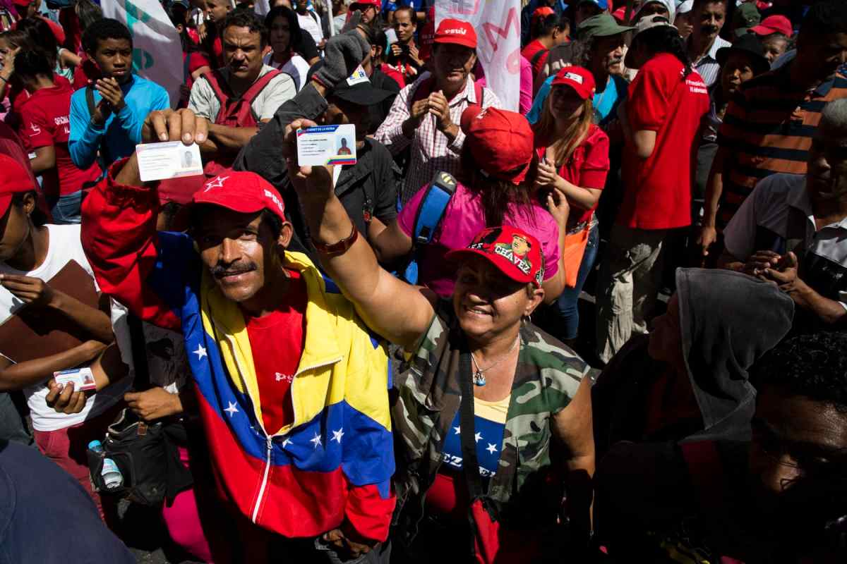 Marcha oficialista 23 de enero.