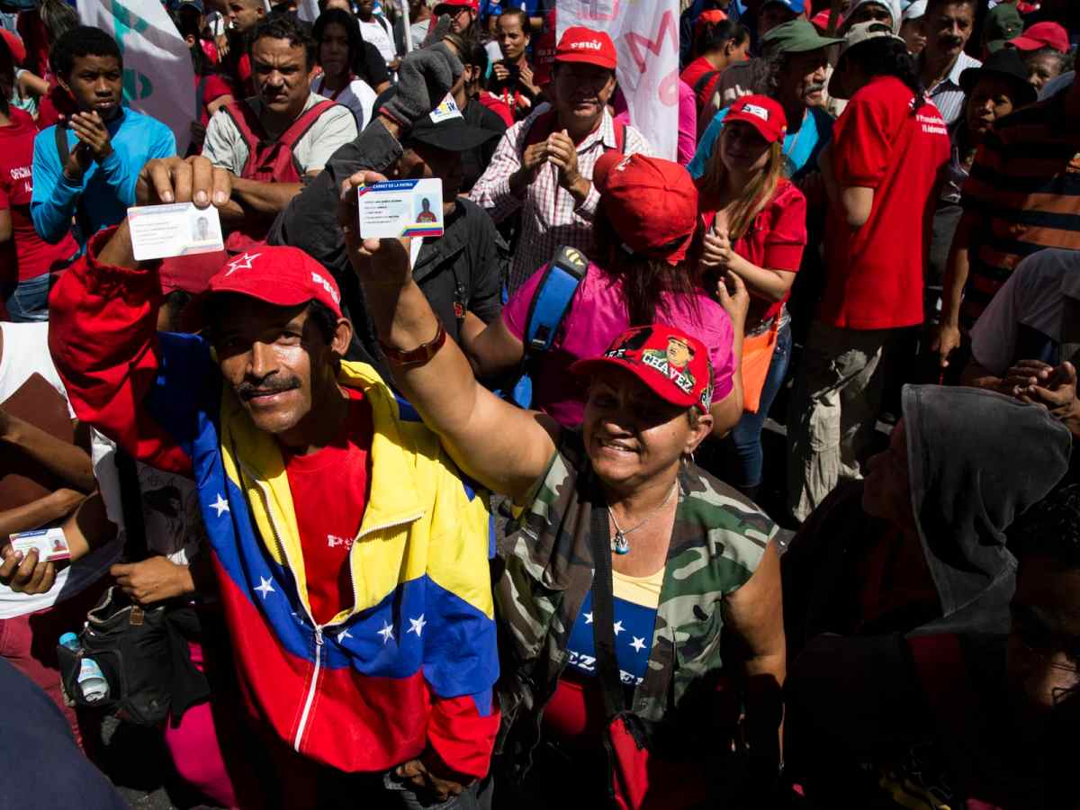 Marcha oficialista 23 de enero.