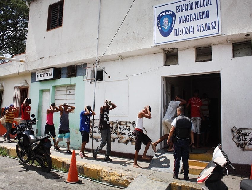 Atacaron comisaría de la Policia de Aragua en Magdaleno