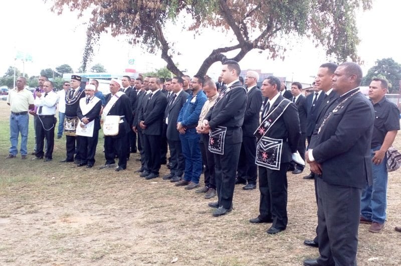 Masones de Guayana protestaron contra la ejecución de Óscar Pérez