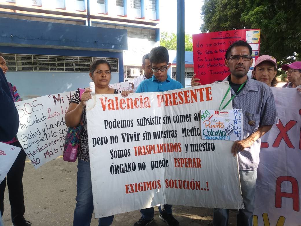 Protesta Pacientes Trasplantados