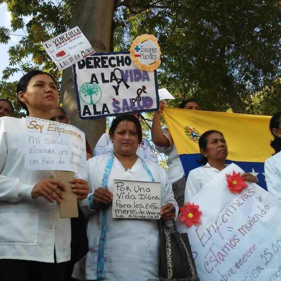 Más de 3000 profesionales de Enfermería se fueron de Venezuela porque no tienen con qué comer