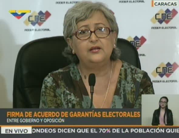 CNE pospone votación para mayo