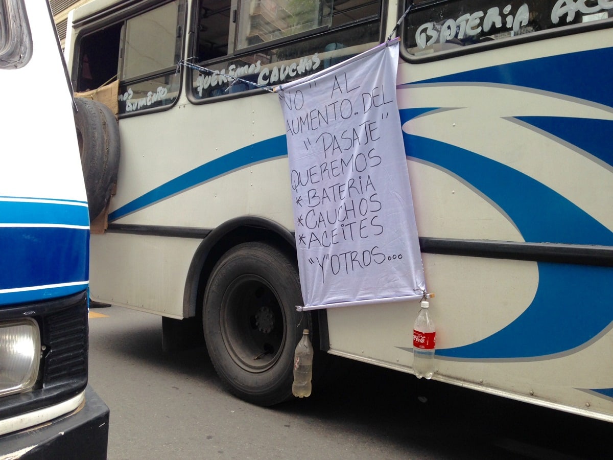 transportistas | usuarios | protestas | autobuses