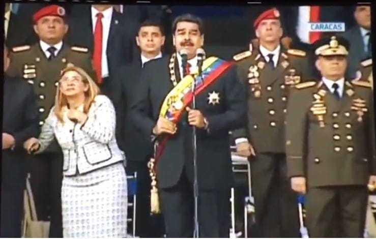Gobierno asegura que hubo un atentando en contra del Presidente Maduro