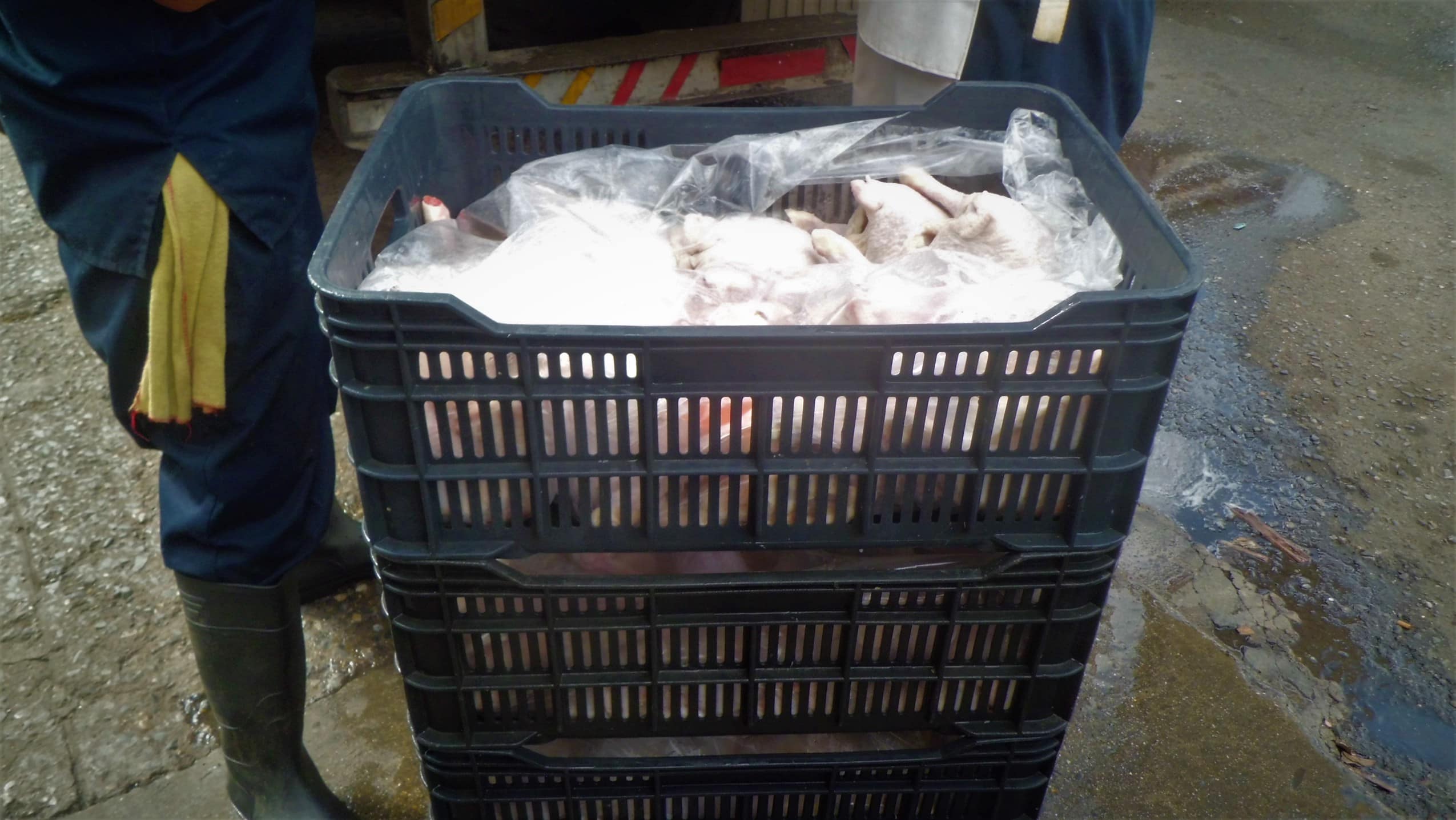 Venta de pollo en Caracas