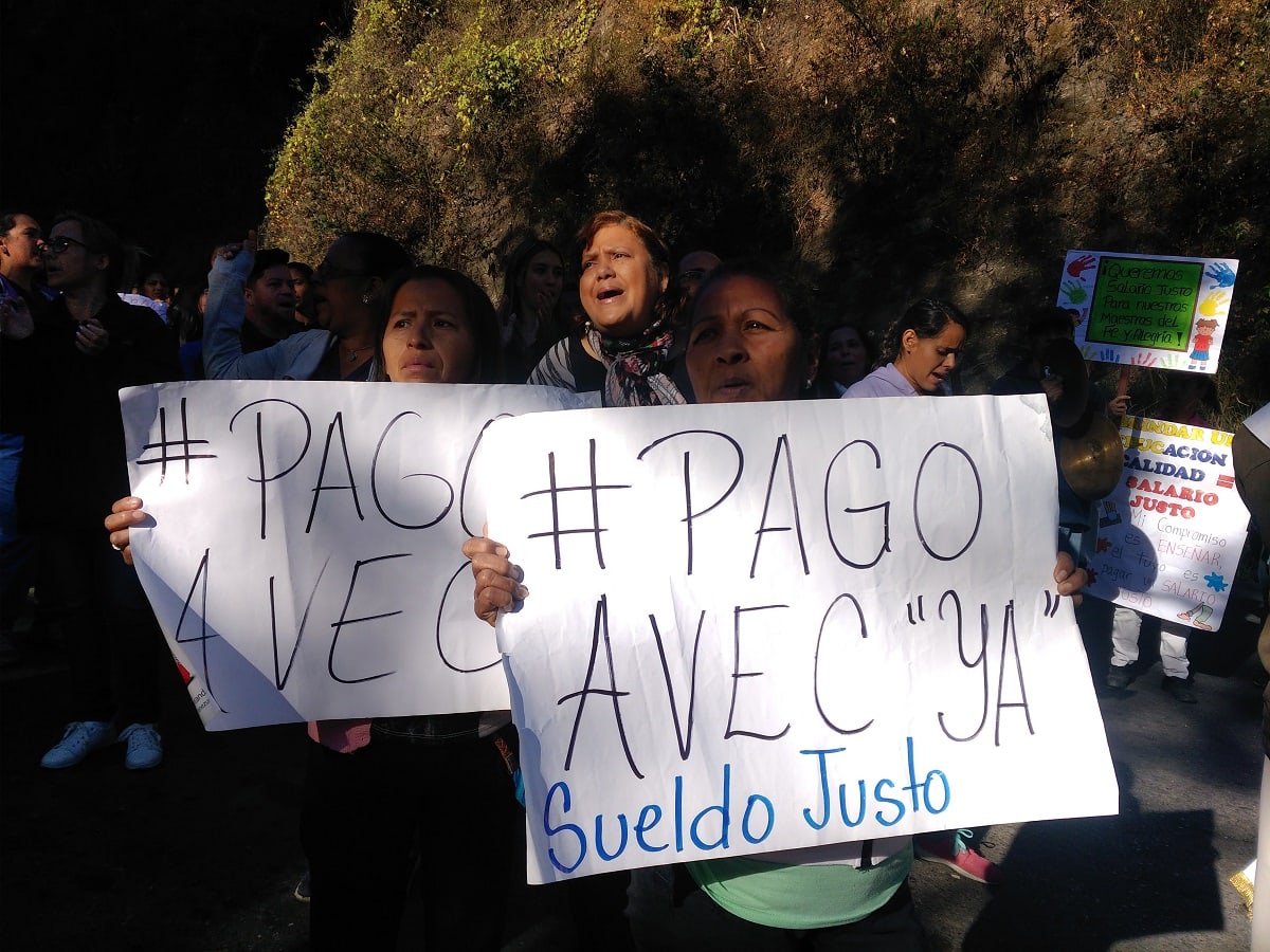 Protesta de Fe y Alegría