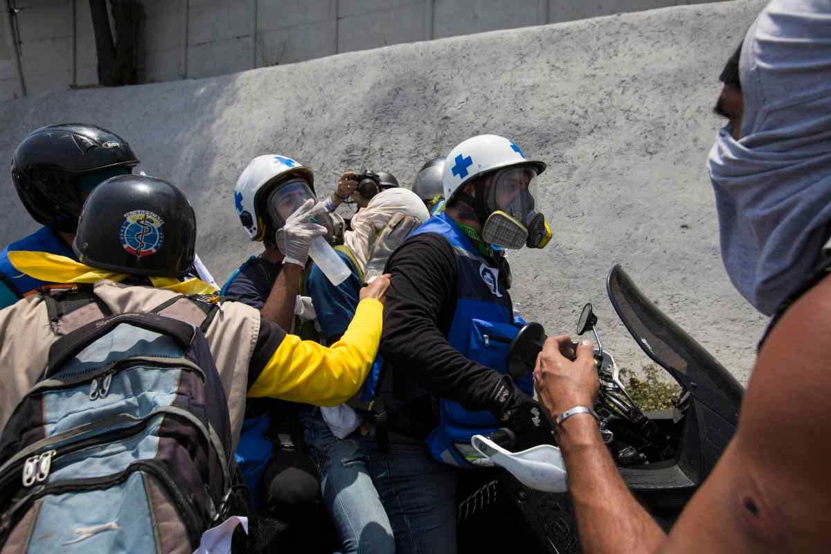 represión en caracas