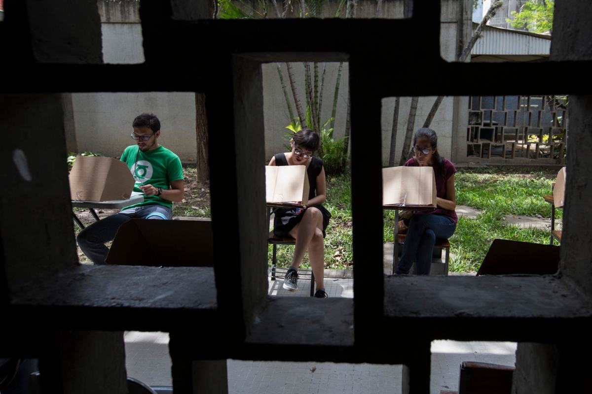 Estudiantes de la UCV