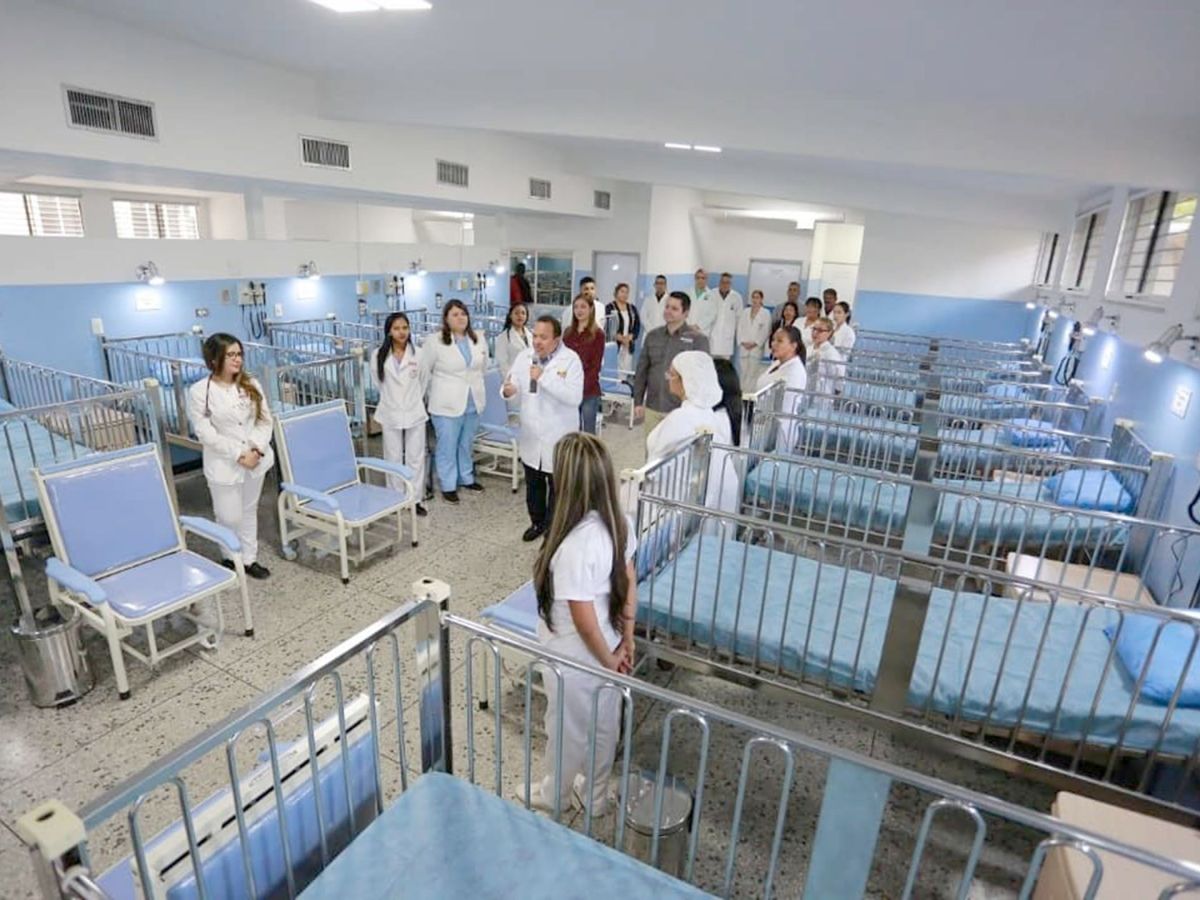 Emergencia pediátrica del Hospital central de Maracay
