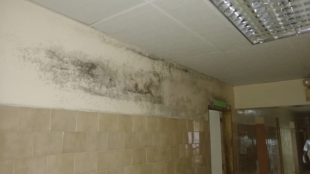 río de aguas residuales