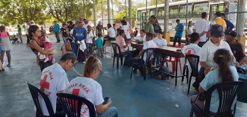 cruz roja atendió