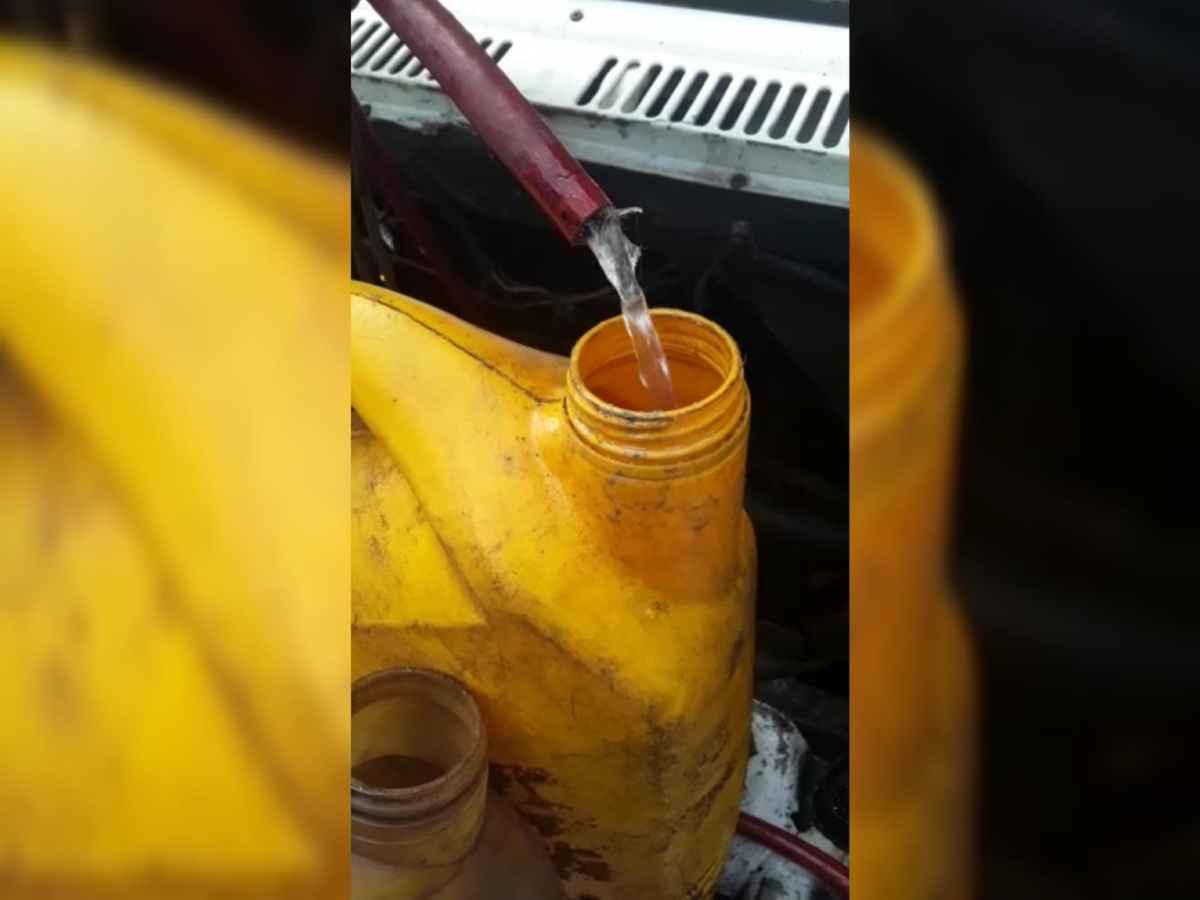 gasolina con agua