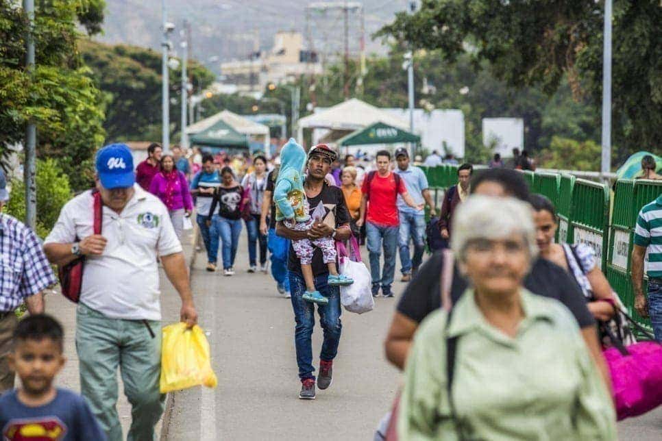 Migrantes venezolanos-refugiados