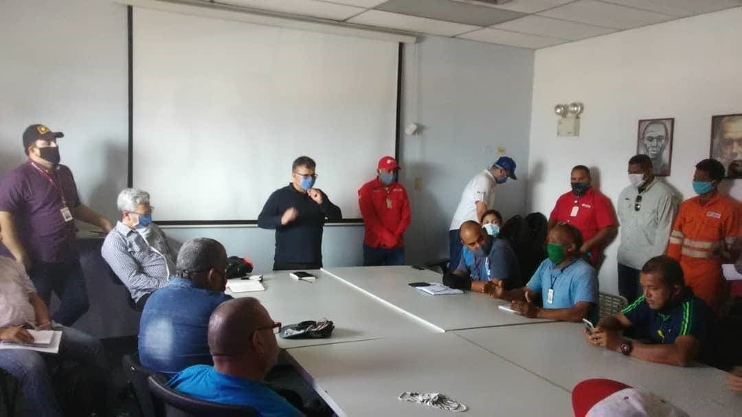 trabajadores de PDVMarina