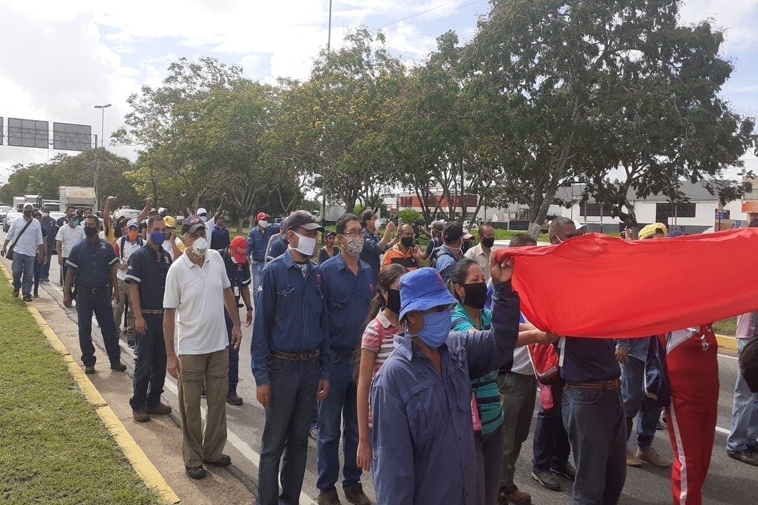 Trabajadores de Guayana reactivan en unidad la lucha de calle
