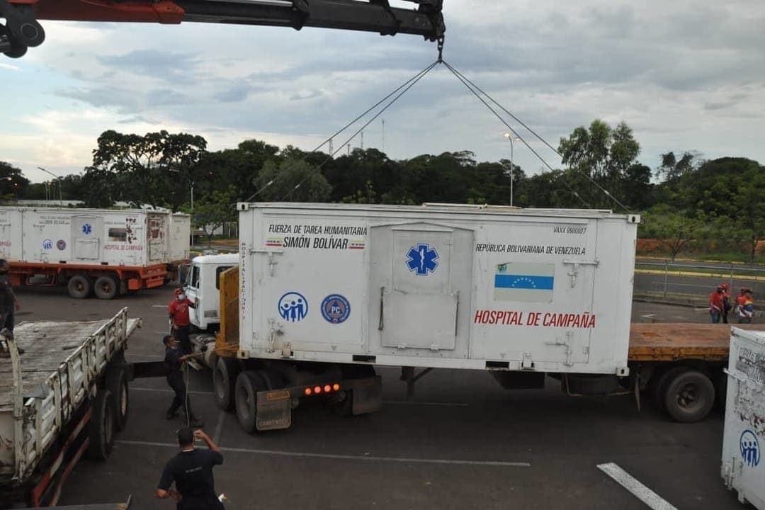 Instalan hospital de campaña en Caroní para pacientes COVID-19