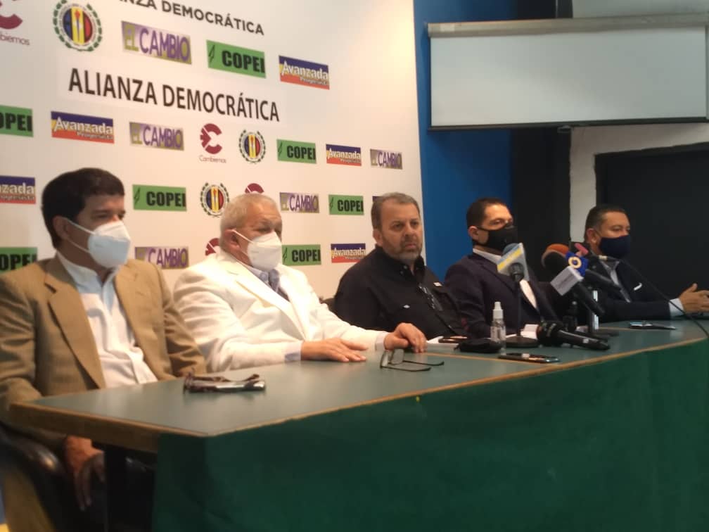 Alianza Democrática, listas nacionales