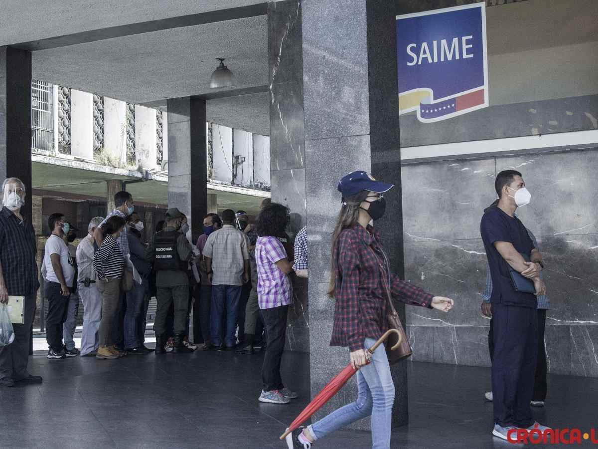 saime - trámites, usuarios, horario laboral