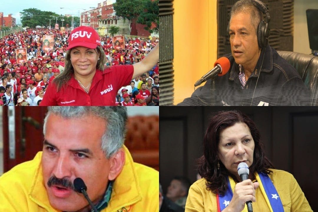 Estas son las candidaturas recicladas del oficialismo en Bolívar para el 6D