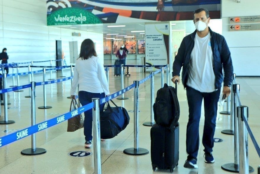 PCR pasajeros, vuelos