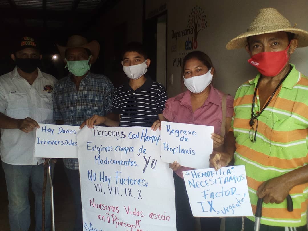 Hemofilia protesta nacional