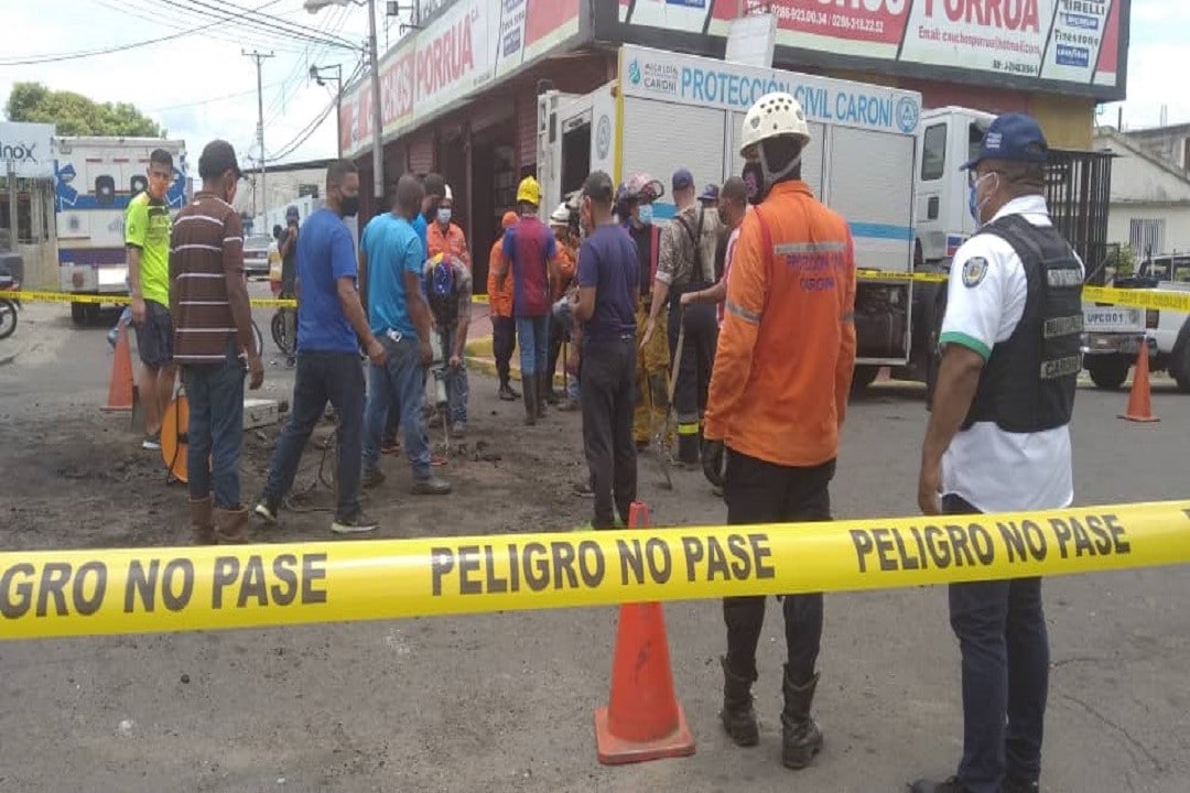 desaparecido en alcantarilla