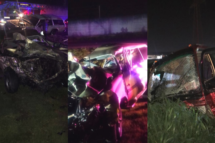 accidente múltiple en la arc