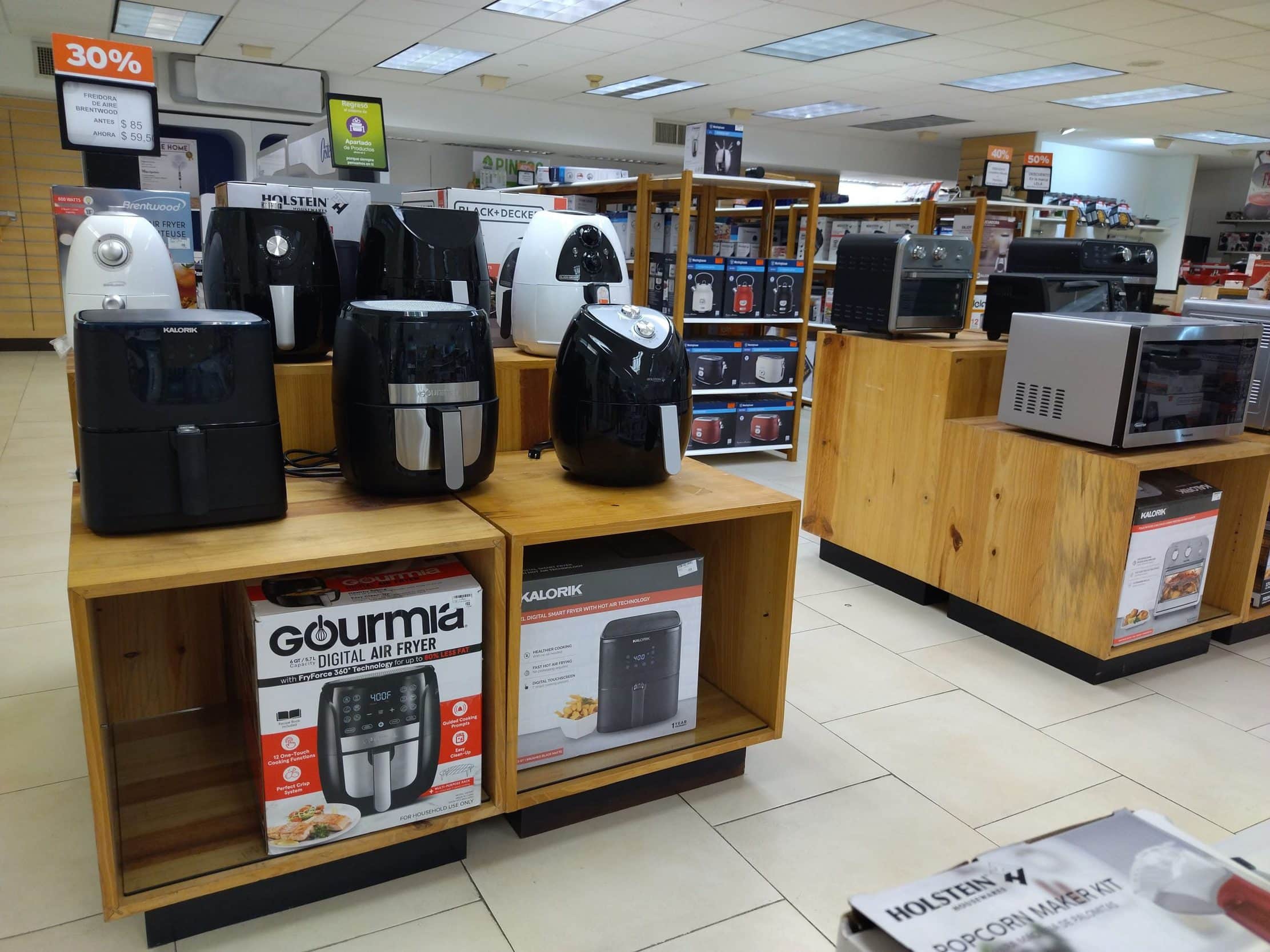 electrodomésticos y artículos del hogar