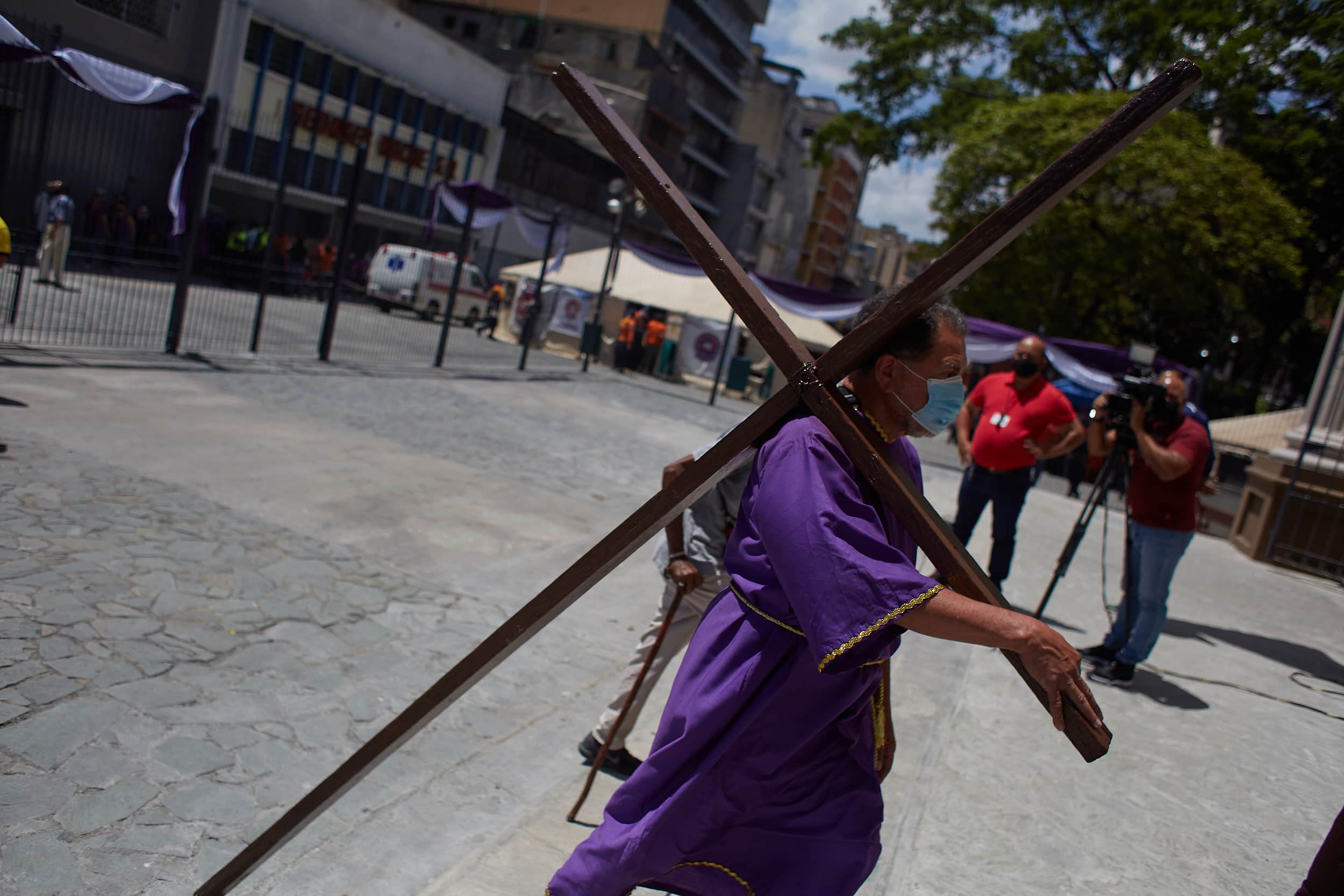 Nazareno de San Pablo celebró los 350 años de su consagración con una nueva ruta por las calles de Caracas