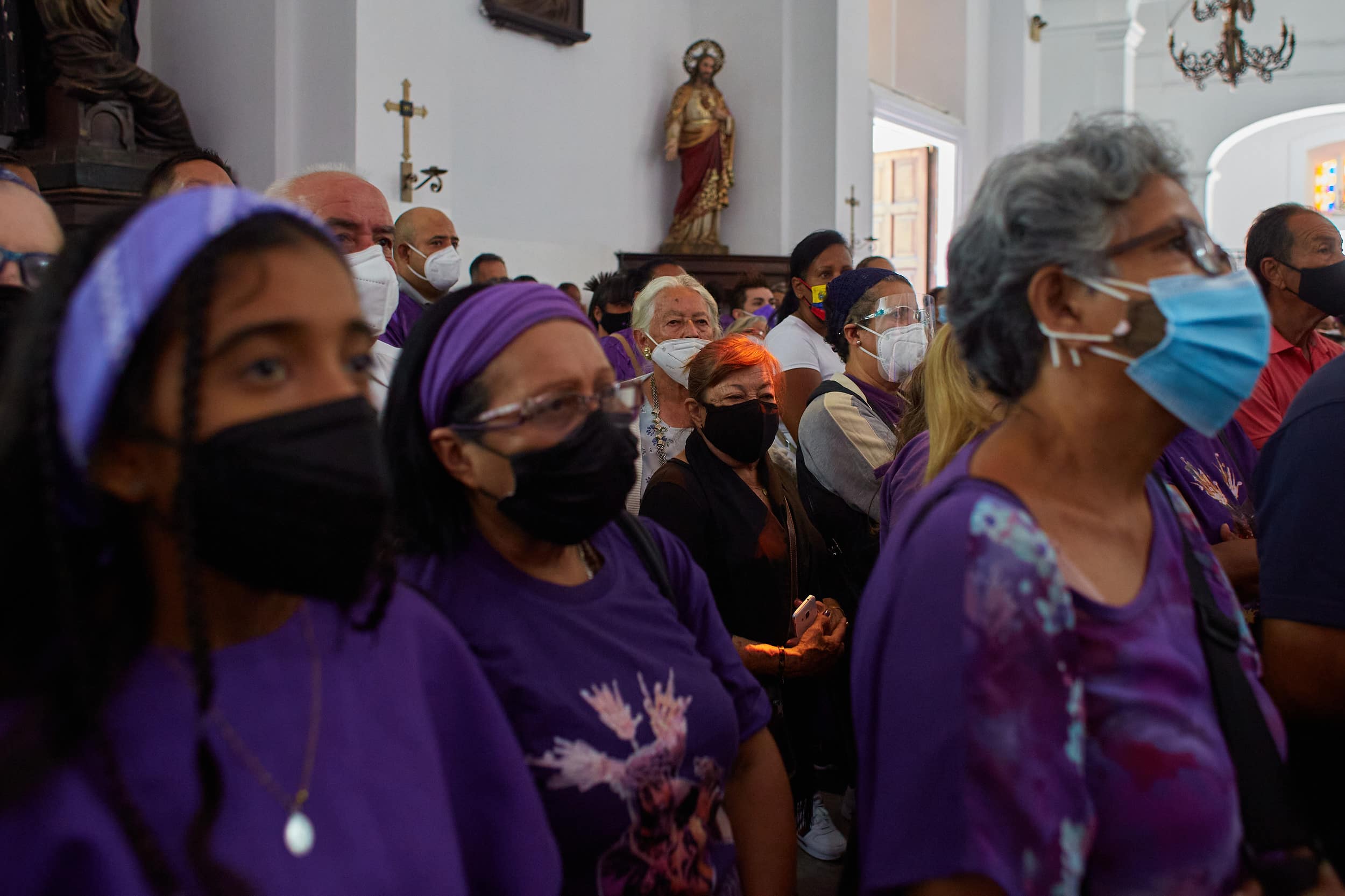 Nazareno de San Pablo celebró los 350 años de su consagración con una nueva ruta por las calles de Caracas