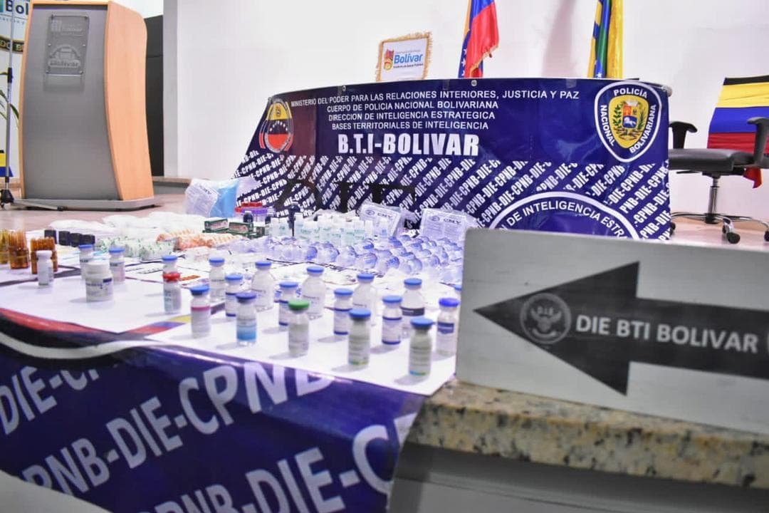 Detenidas tres personas por venta ilegal de insumos y medicamentos en hospital de Bolívar