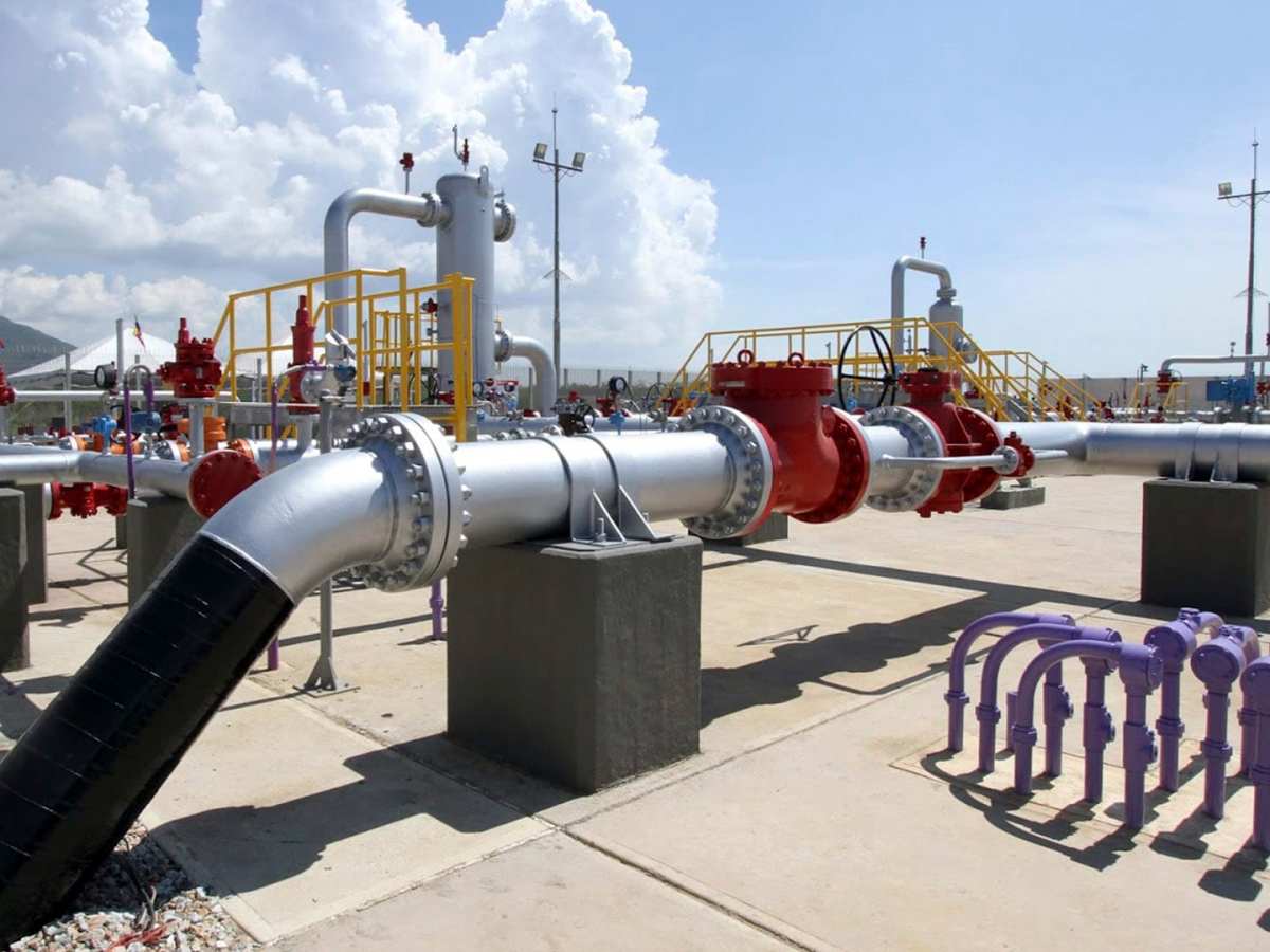 producción de gas natural