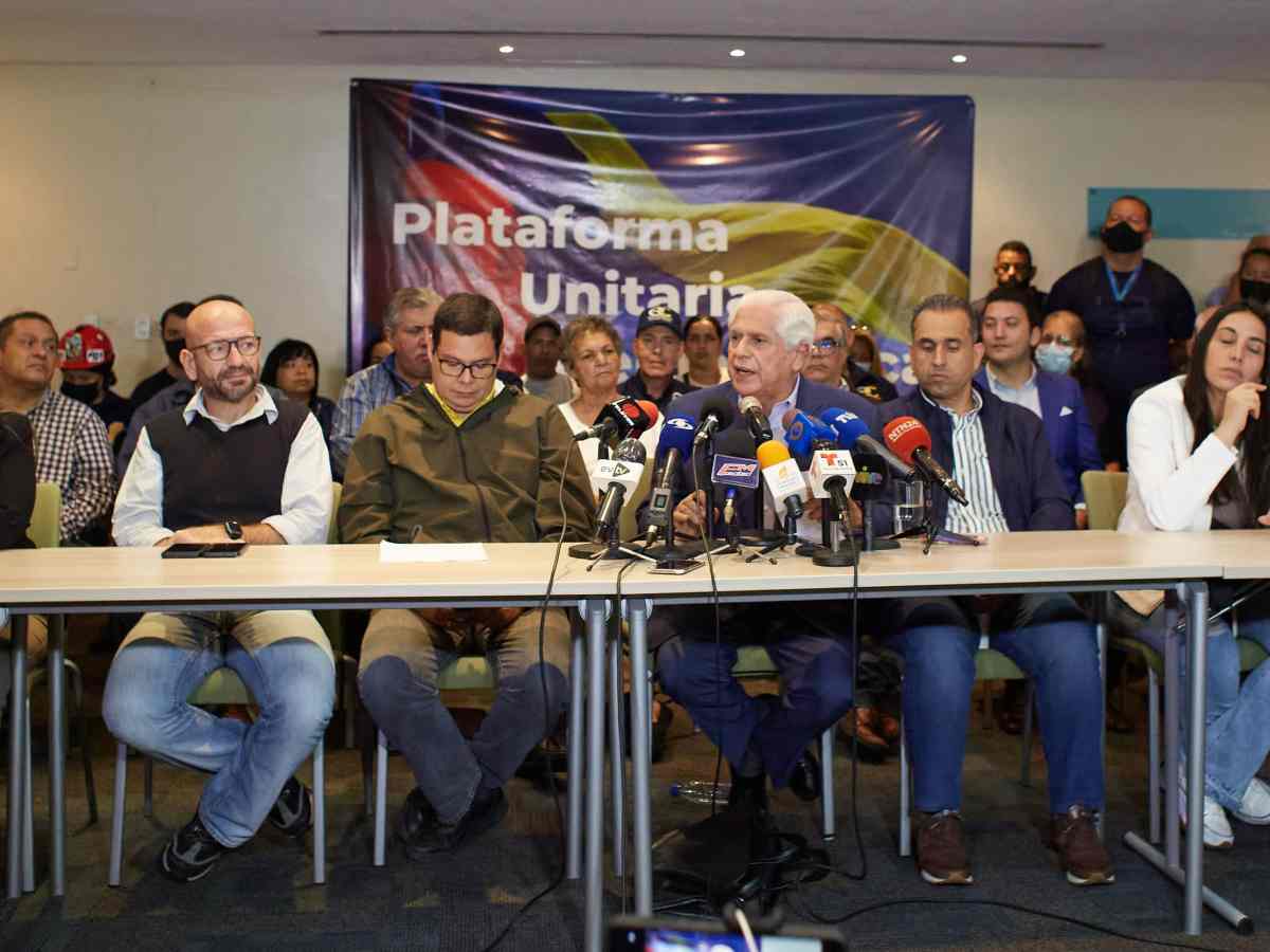 integrantes de la plataforma unitaria | oposición