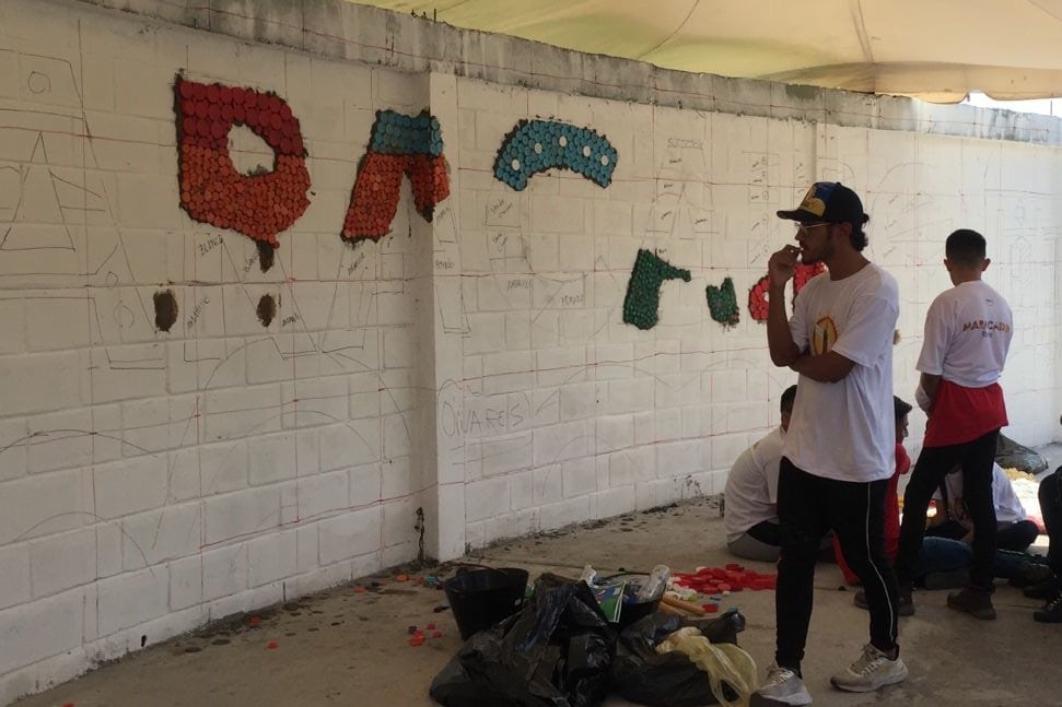 Mural con tapas Maracaibo