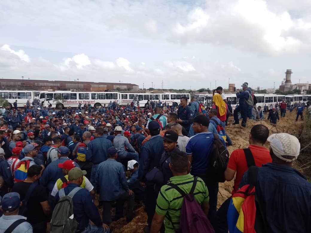 Masiva protesta en Sidor reaviva el conflicto y las luchas sindicales
