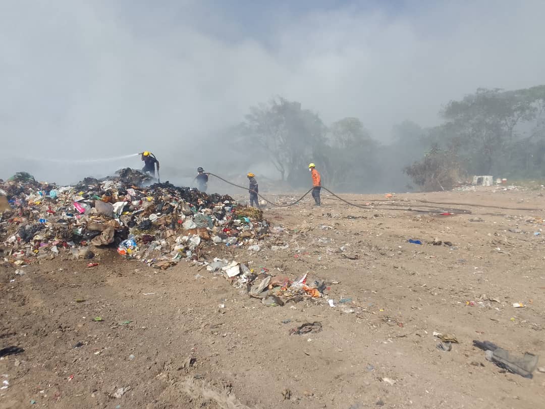 incendio del vertedero