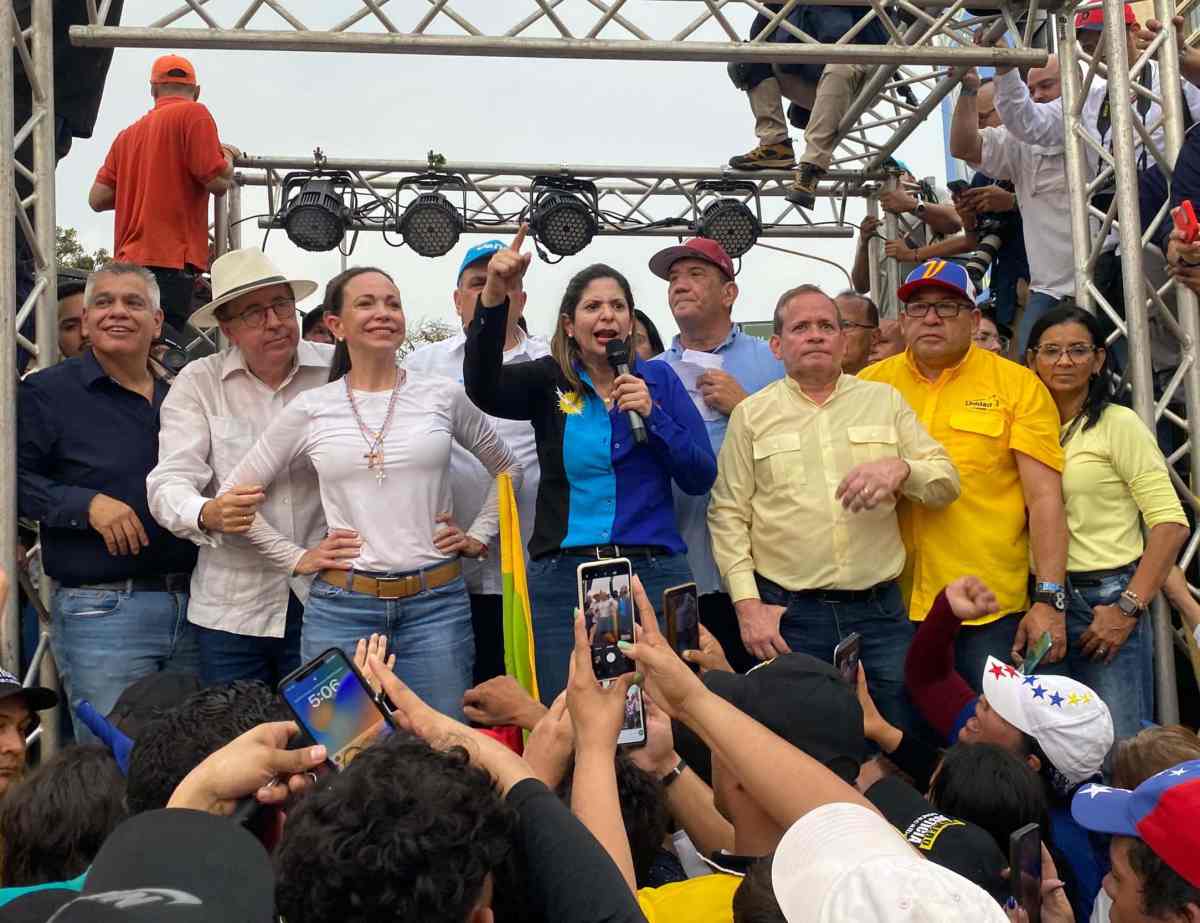 María Corina Machado visitó el Zulia