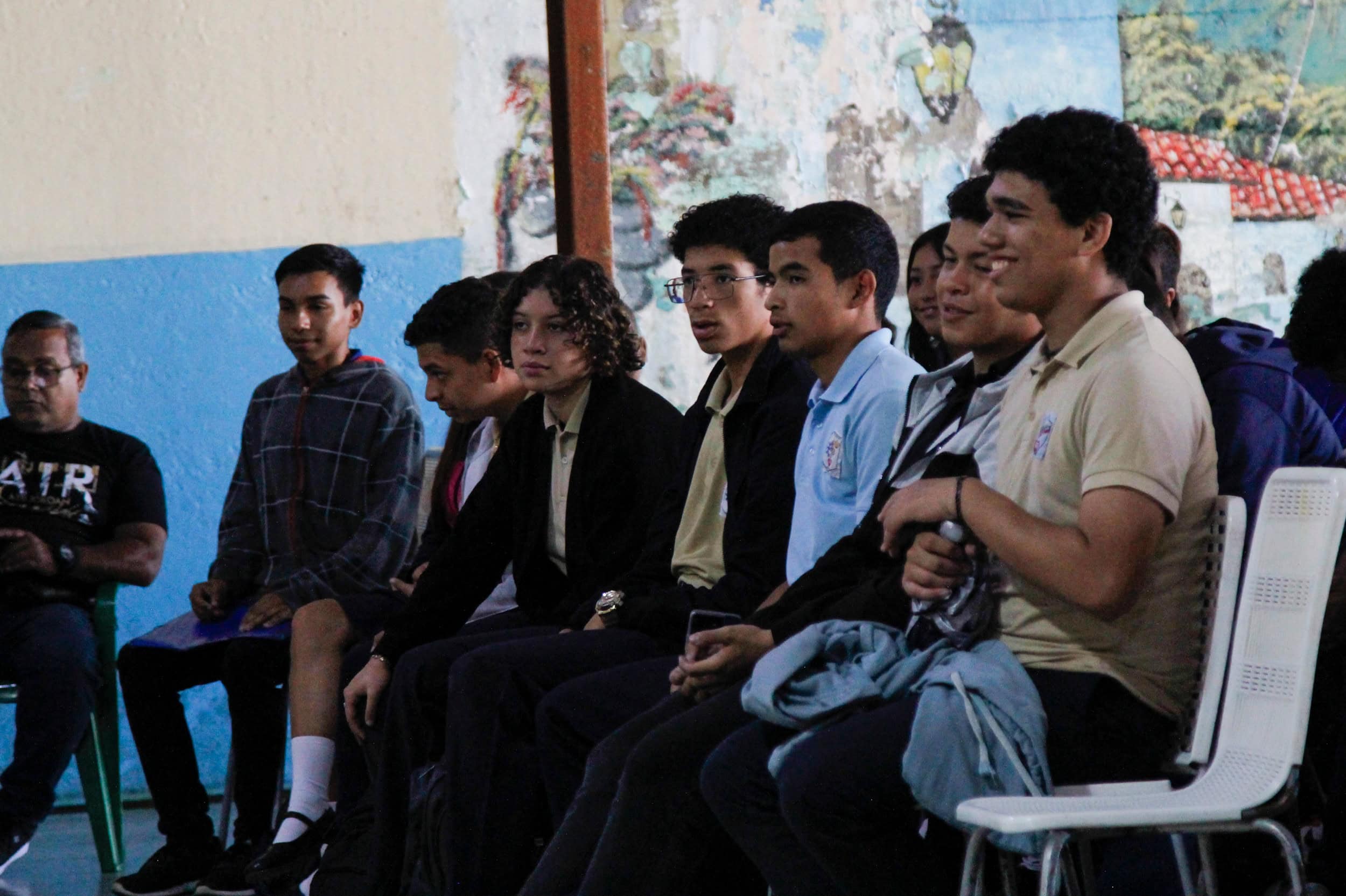 charla, estudiantes, chef, motivación, barrio, El Junquito