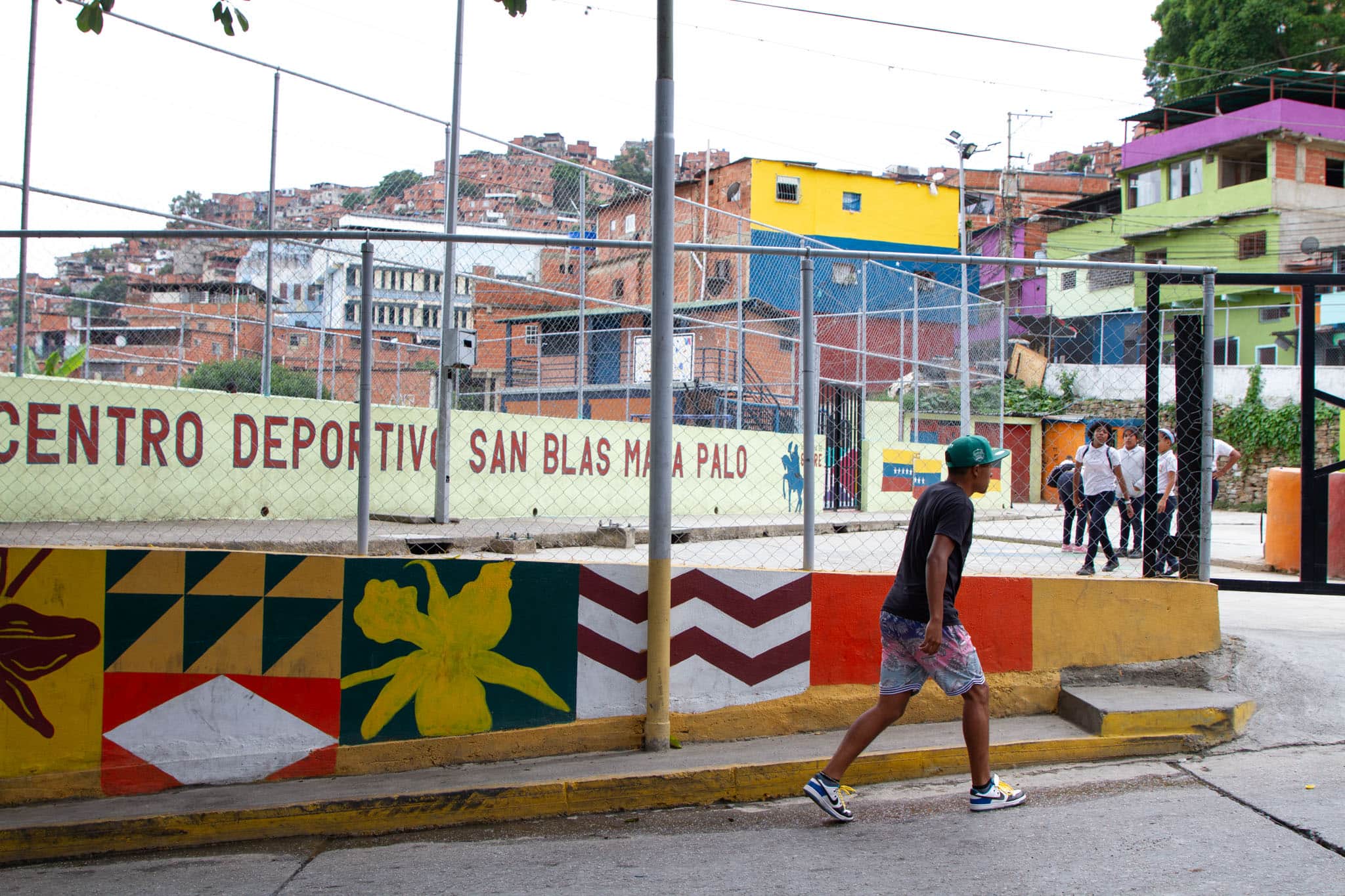 Mural, San Blas, Petare, cancha mata palo
