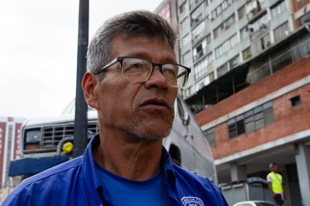 Pedro Pulido, conductor de la ruta Catia-Nuevo Circo, encuesta sobre las elecciones