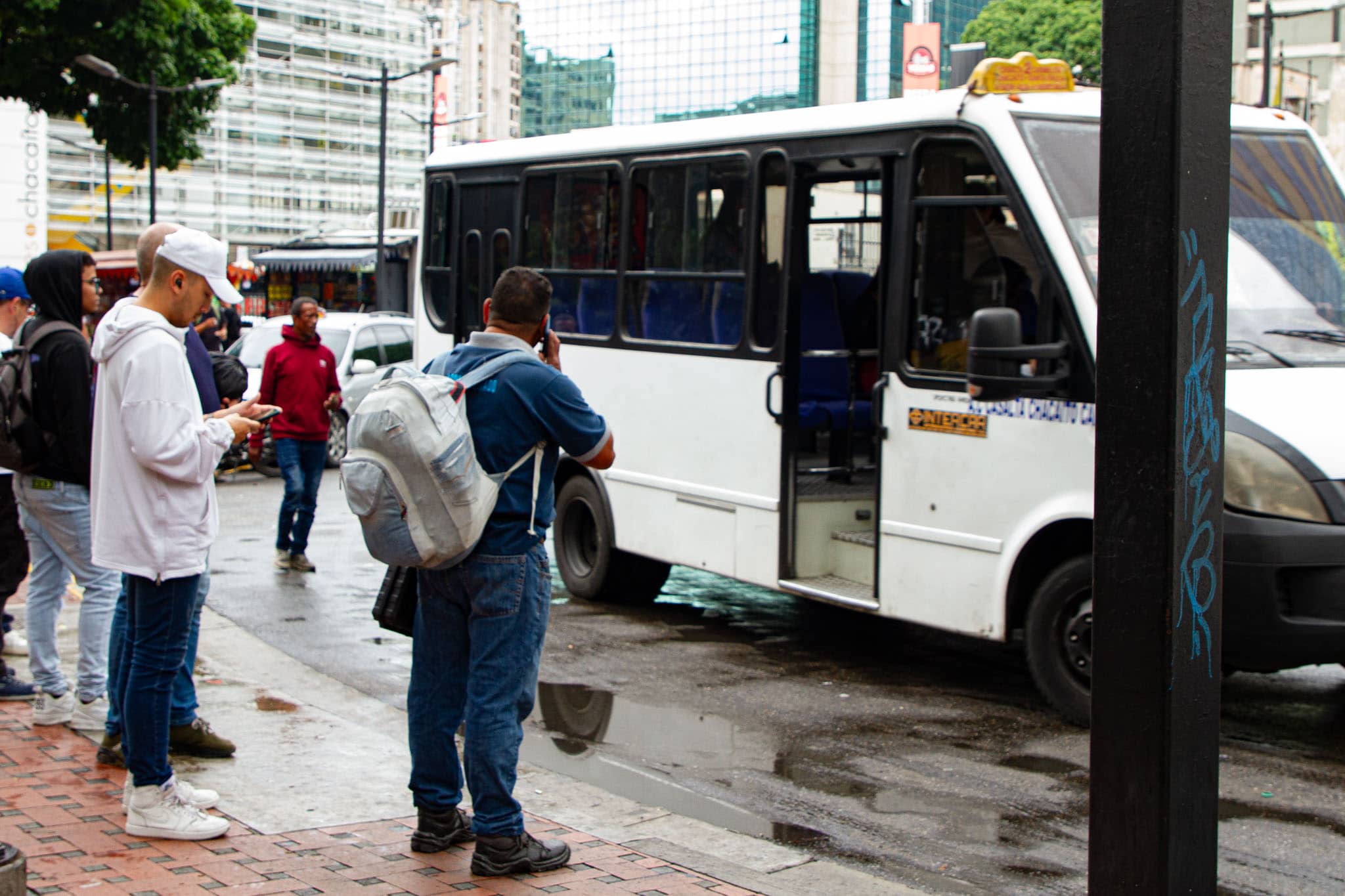 transporte público, Chacaíto, encuesta sobre las elecciones