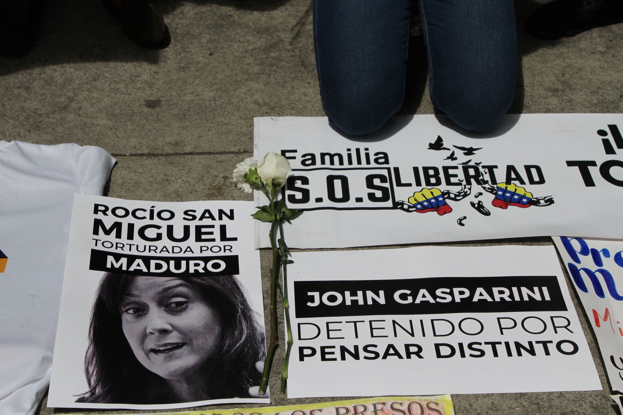 Familiares de Presos políticos protestan en MP