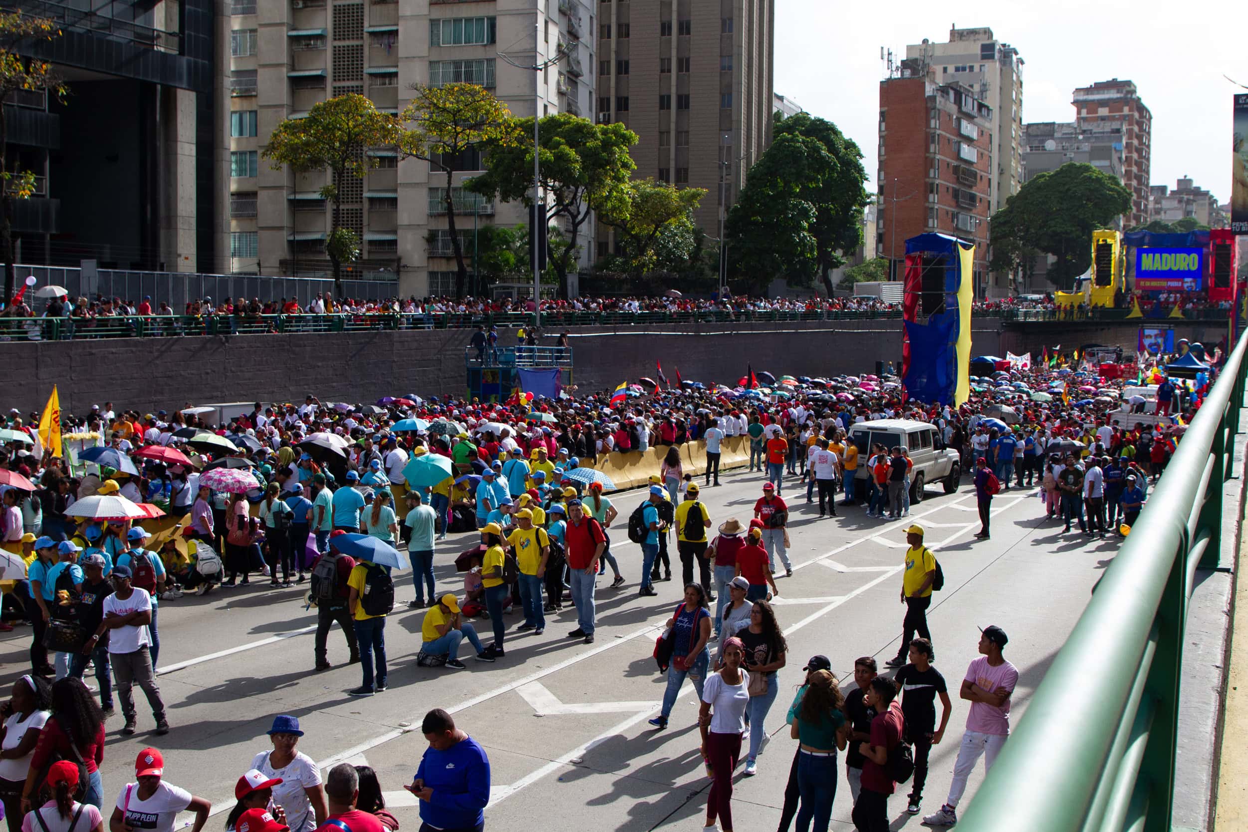 Inicio de campaña de Maduro